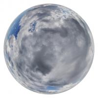 16K overcast skydome HDRi panorama